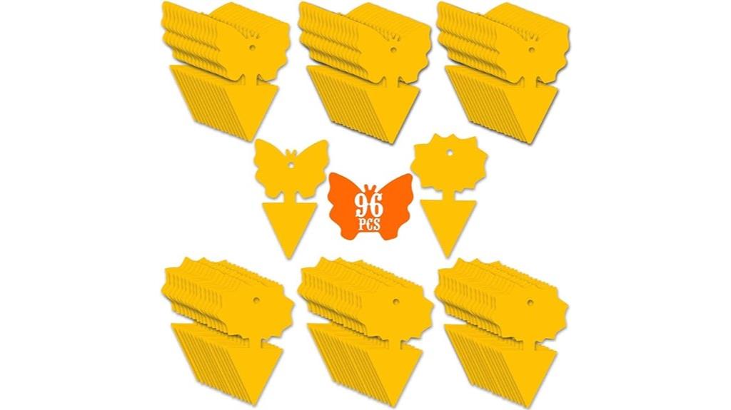 large pack of sticky fruit fly traps