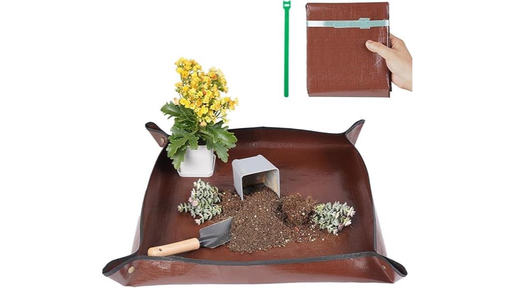 large square plant mat