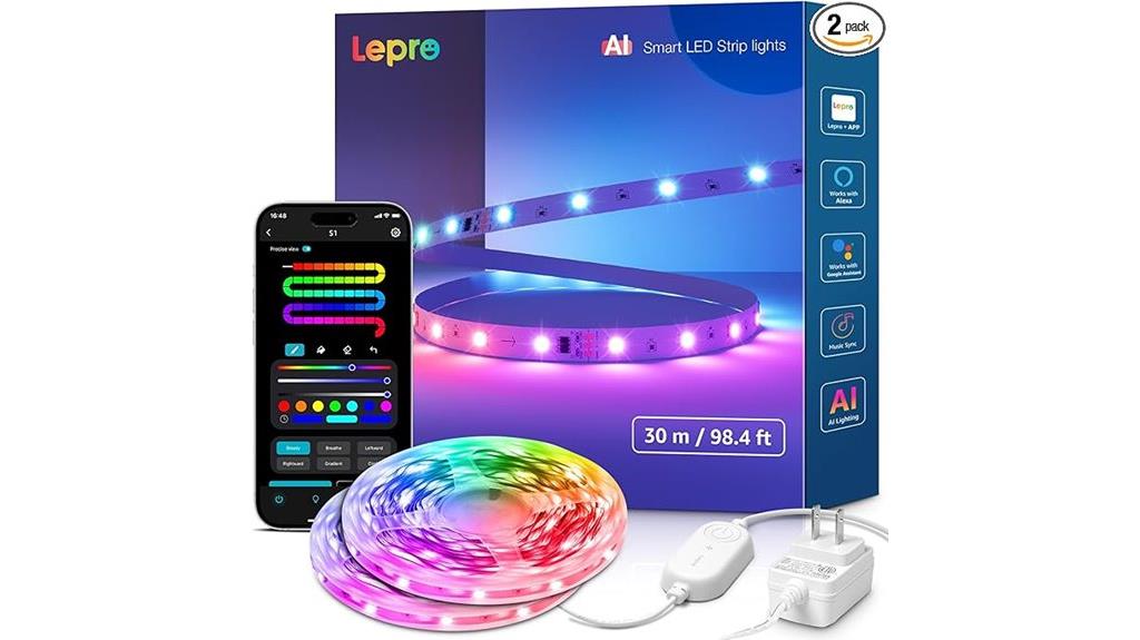 long bedroom led strip