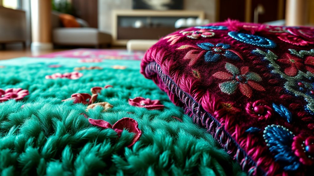 luxurious high knot rugs