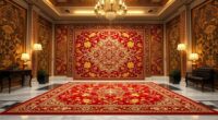 luxurious palace silk rugs