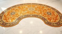 luxury metallic silk carpets