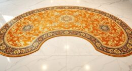 luxury metallic silk carpets