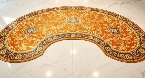 luxury metallic silk carpets