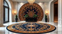 luxury round rugs collection