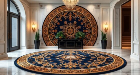 luxury round rugs collection