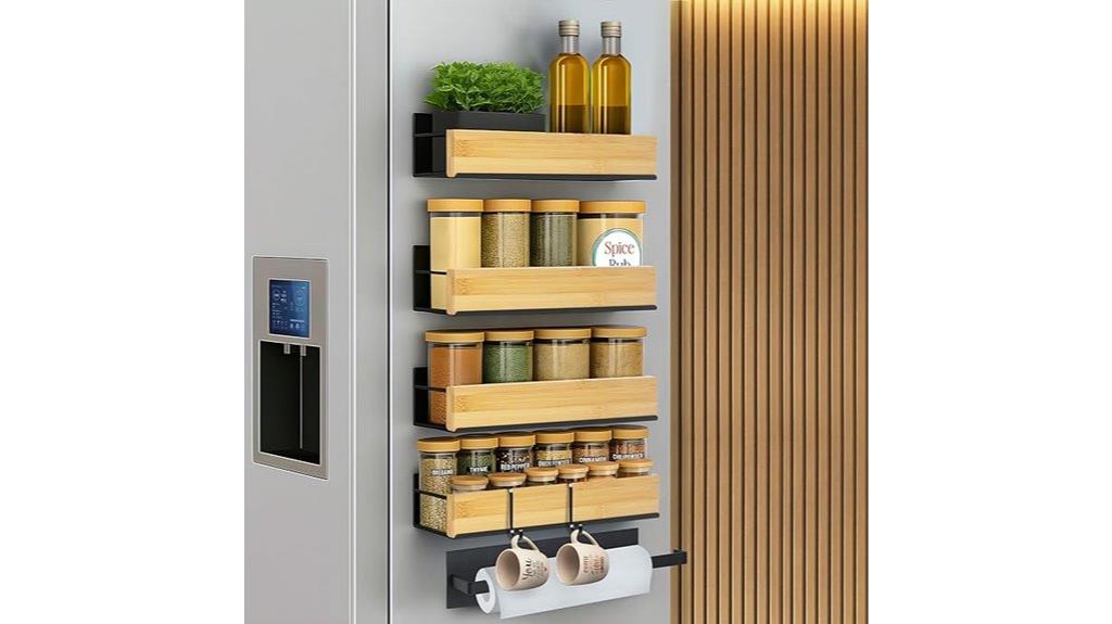 magnetic refrigerator spice set