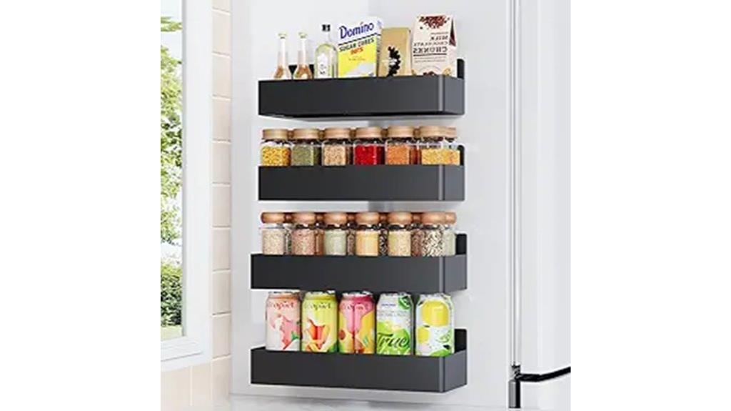 magnetic refrigerator spice storage