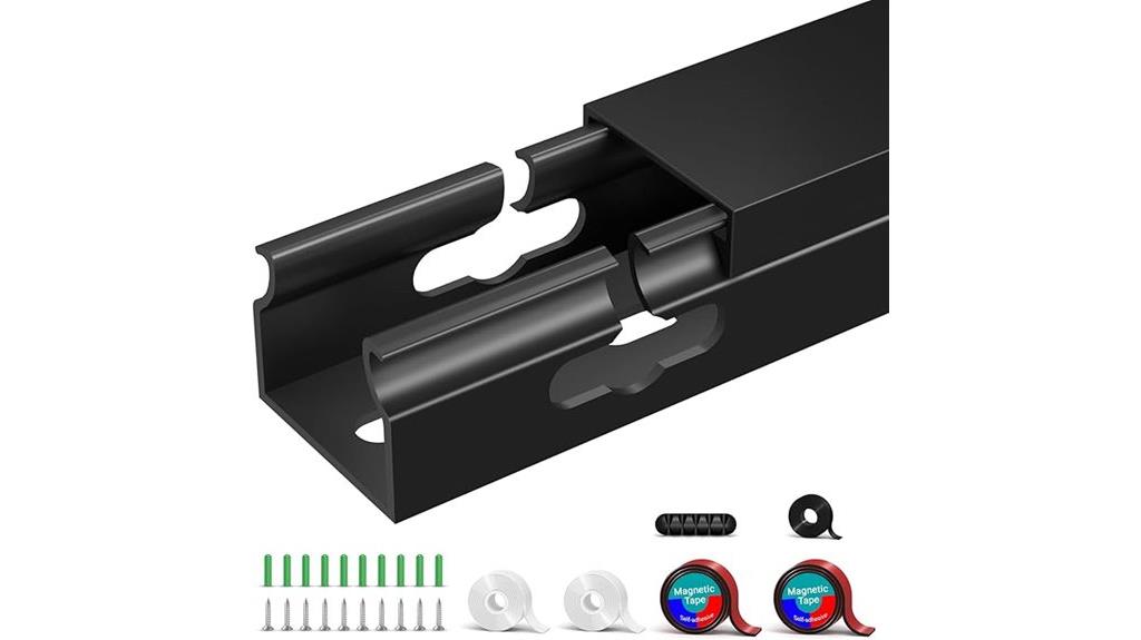 magnetic under desk cable organizer