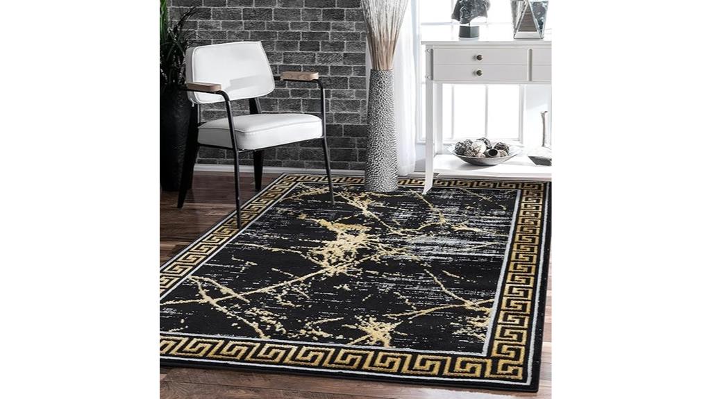 marble pattern black gold