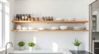 minimalist small kitchen storage
