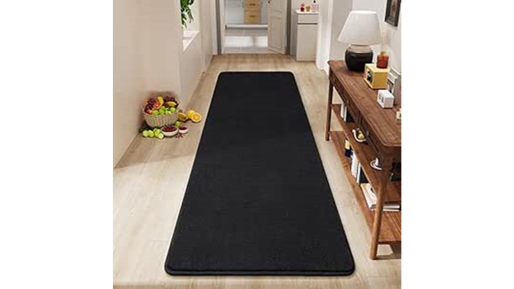 modern soft hallway runner
