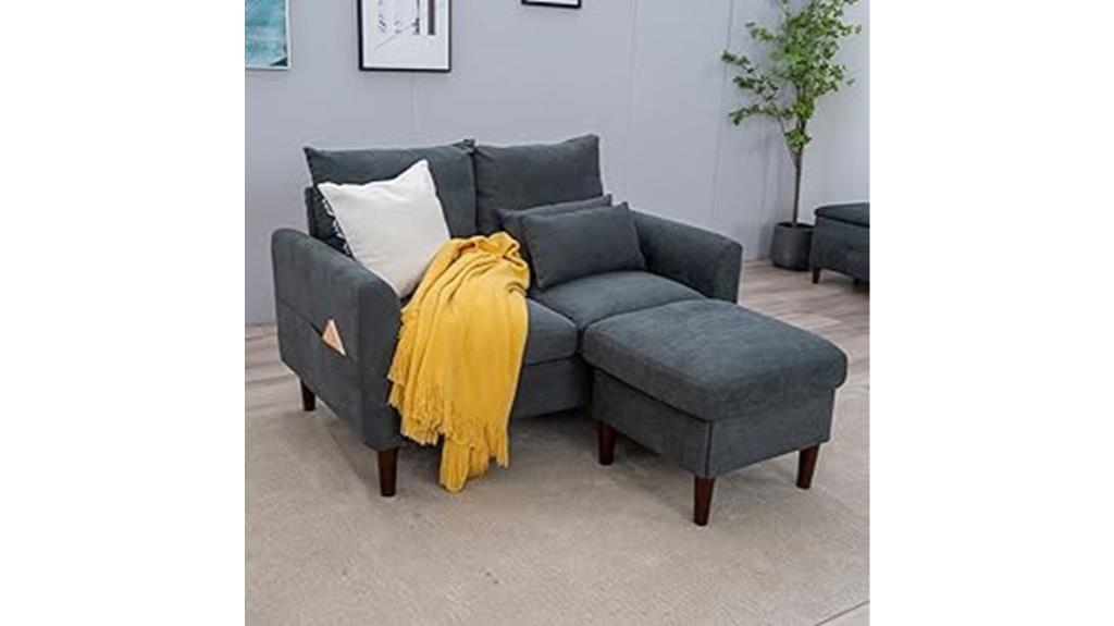 modular couch with ottoman