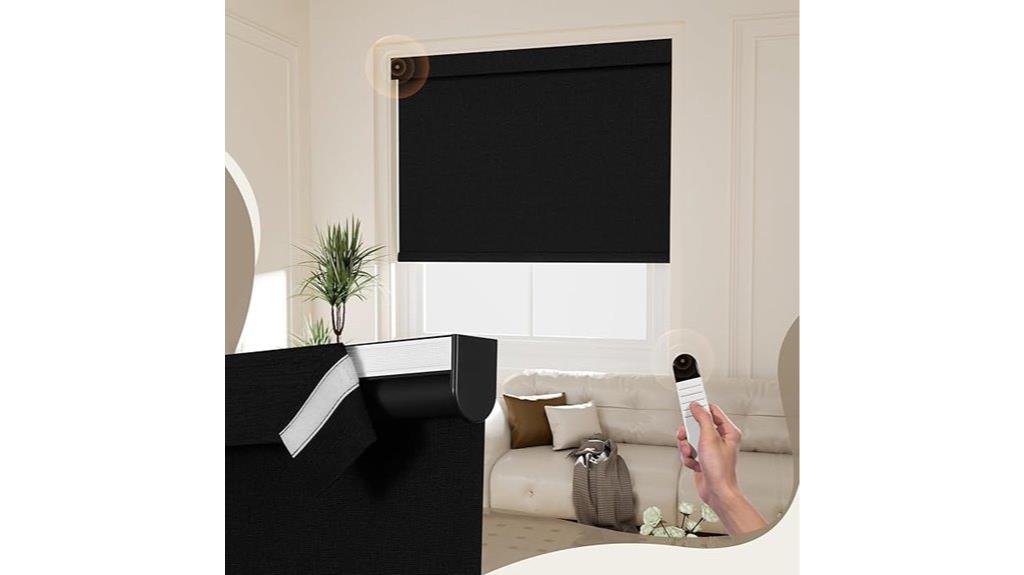 motorized blackout roller blinds