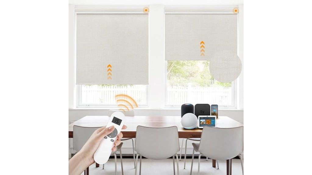 motorized remote window blinds