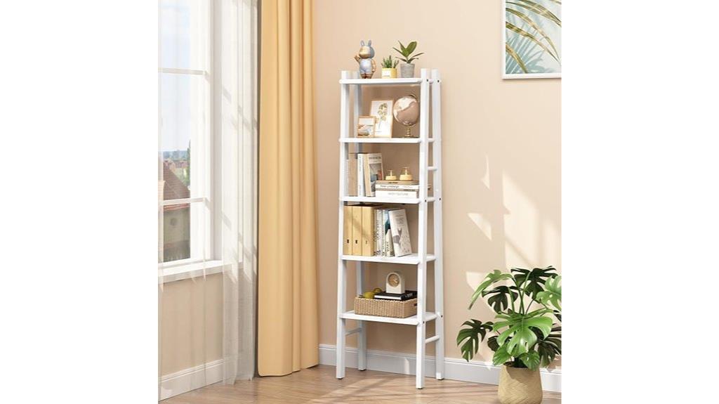 multi level storage bookshelf