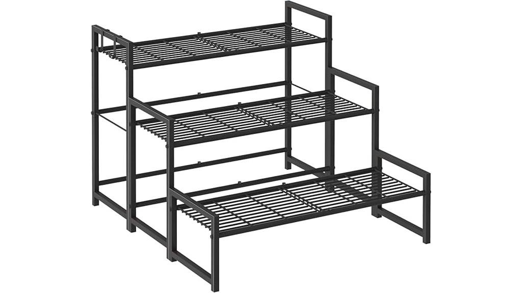 multi tier metal plant stand