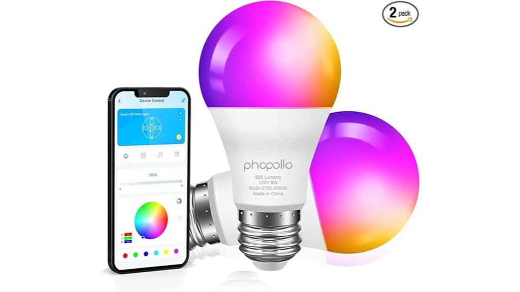 multicolor smart bulb pack