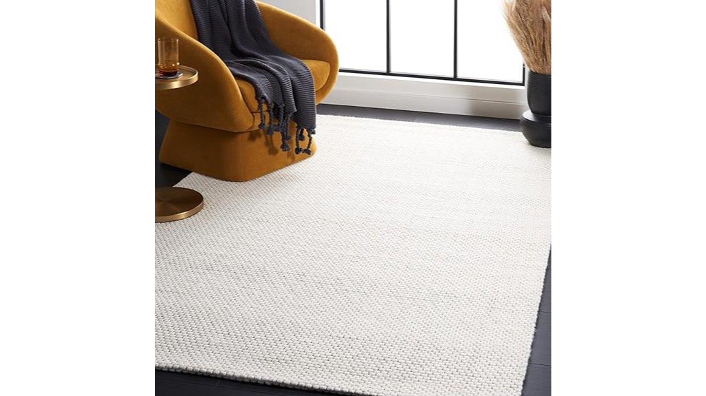 natural textured neutral rug