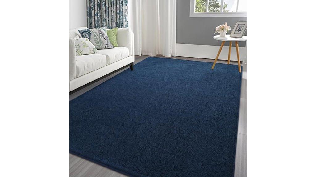 navy blue memory foam