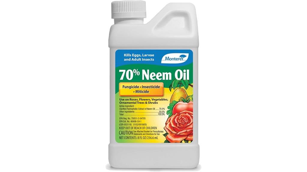 neem oil insecticide 8oz