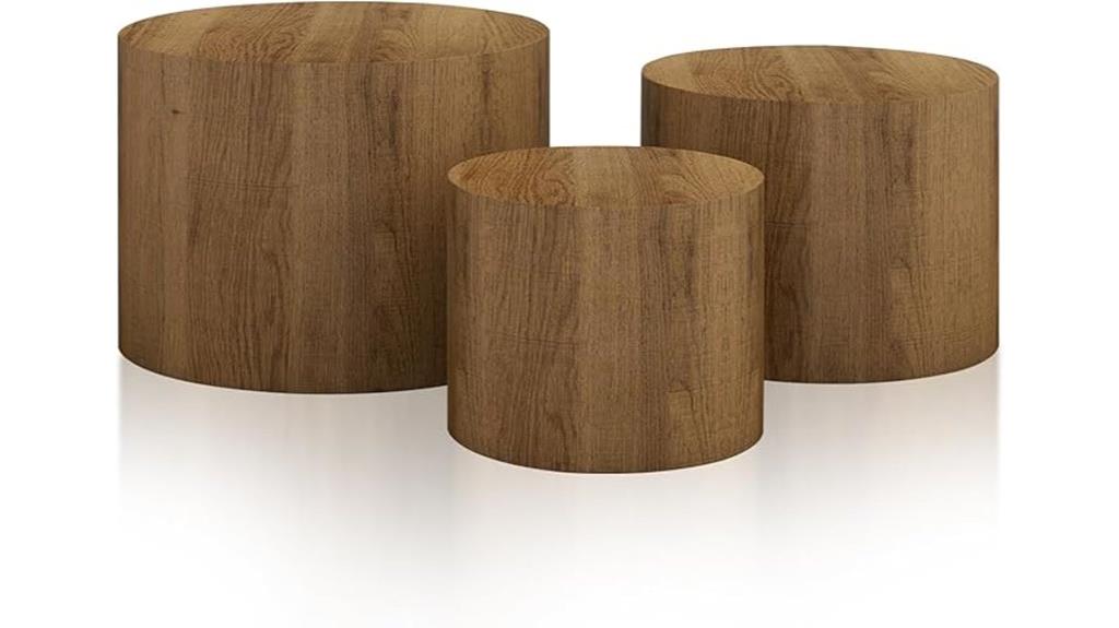 nestled trio coffee tables