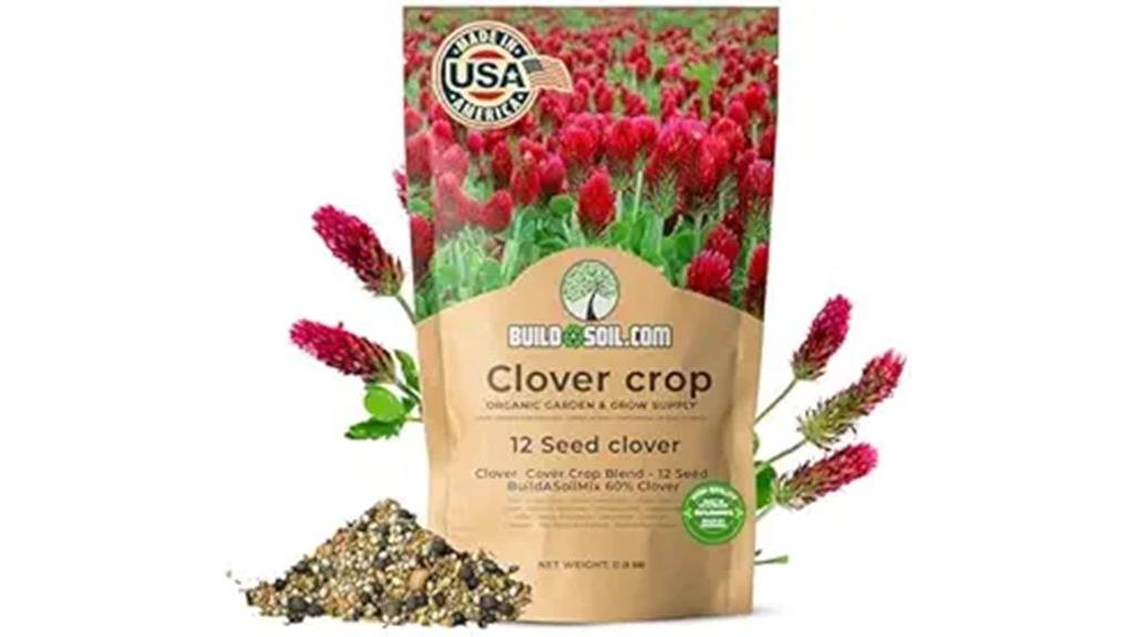 no till clover cover crop