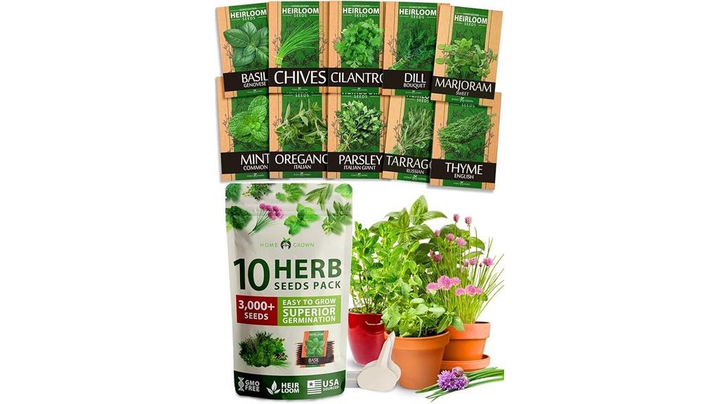 non gmo herb seed pack