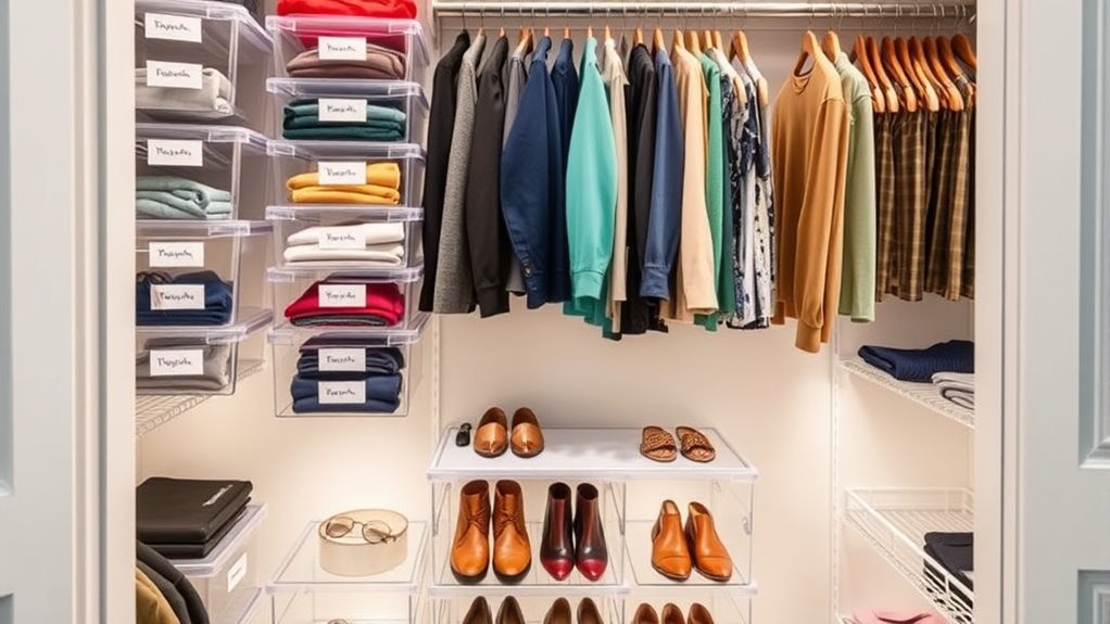 optimize closet space efficiently