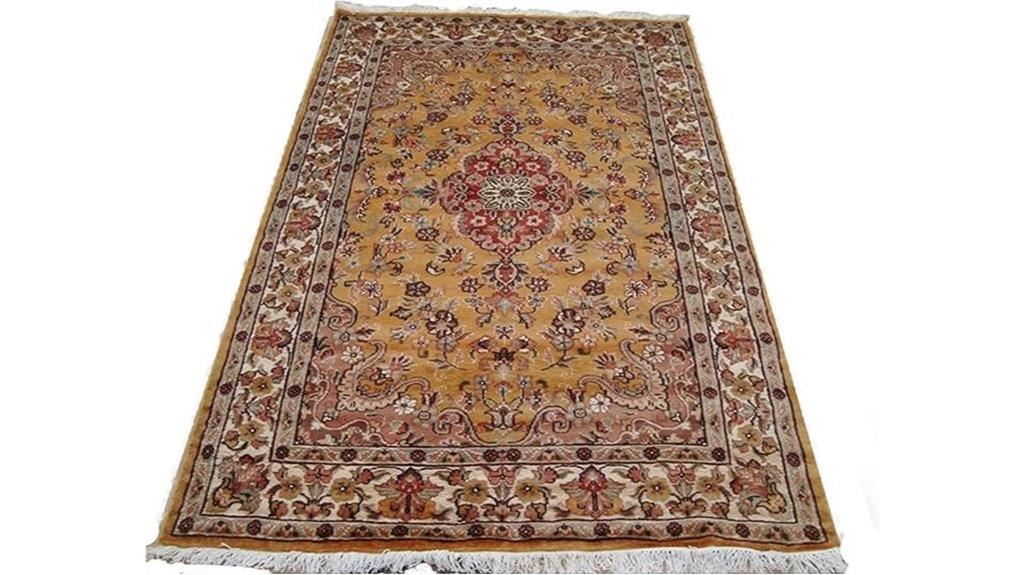 oriental wool silk rug