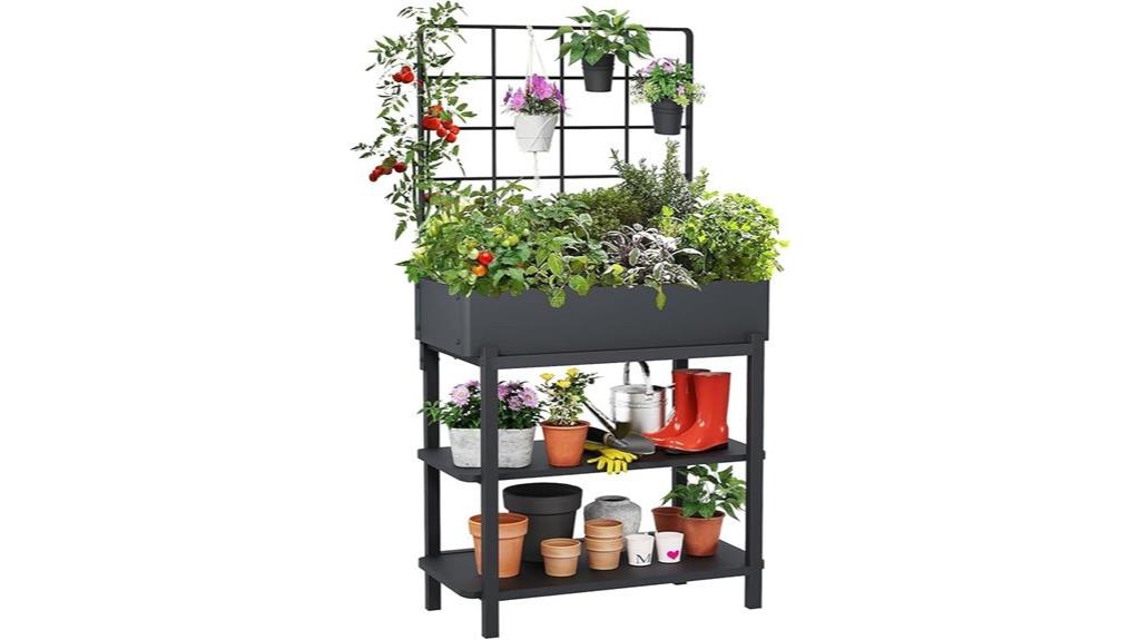 outdoor garden planting structure