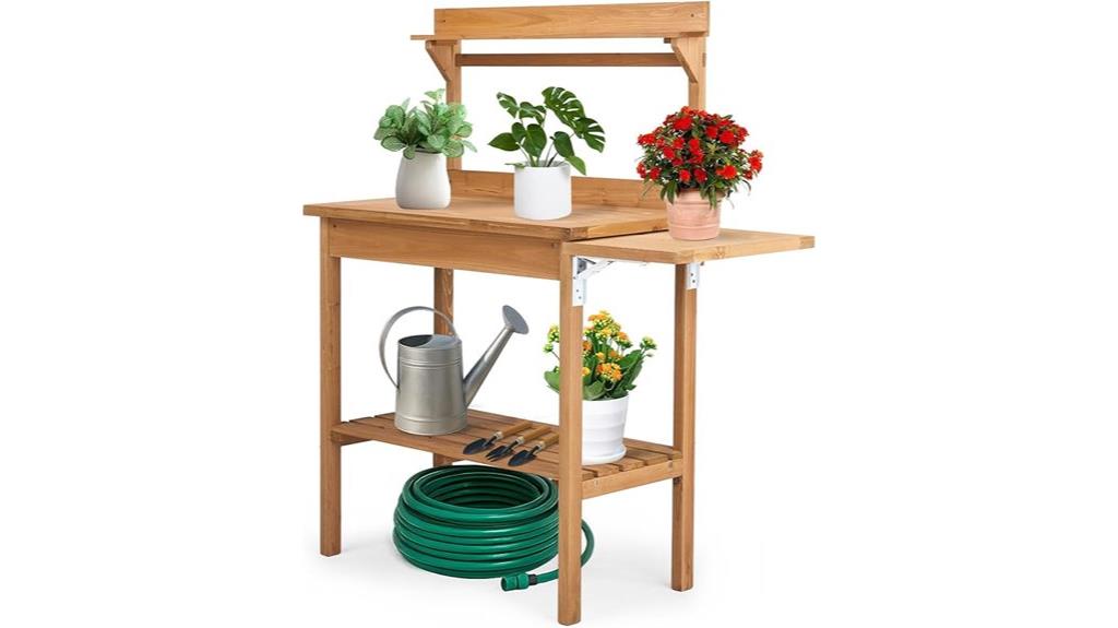 outdoor gardening work station