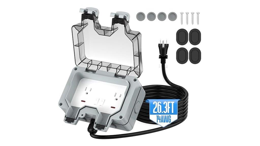outdoor waterproof extension cord