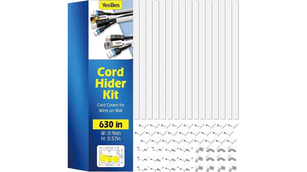 paintable cord management kit