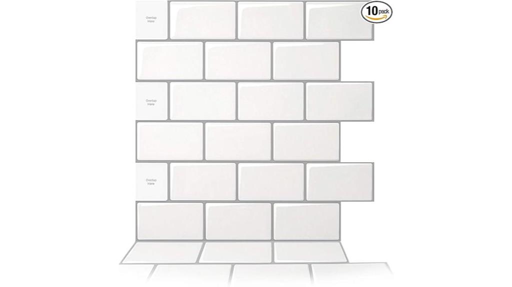 peel and stick backsplash sheets