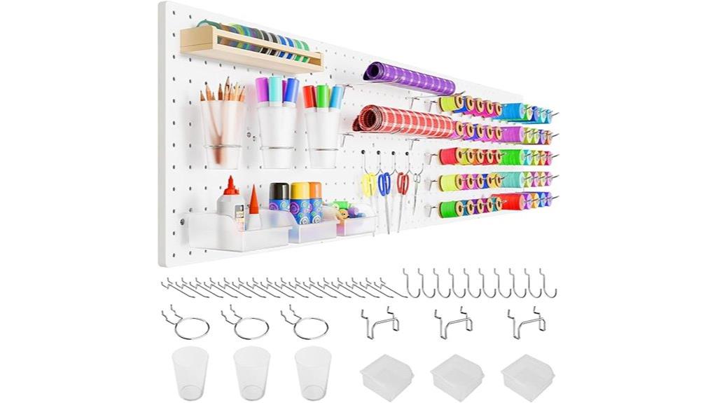 pegboard kit with hooks