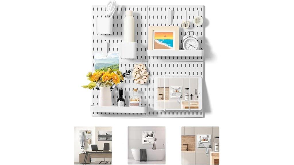 pegboard organizer kit four