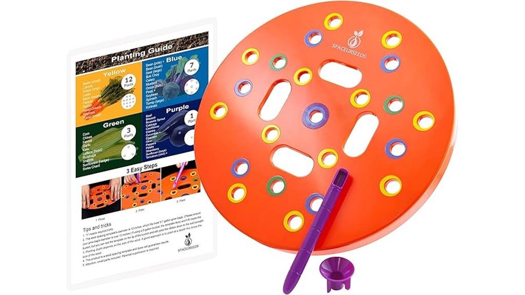 planting seed round template