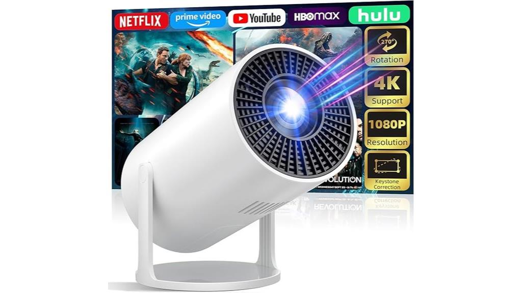 portable 4k projector stand