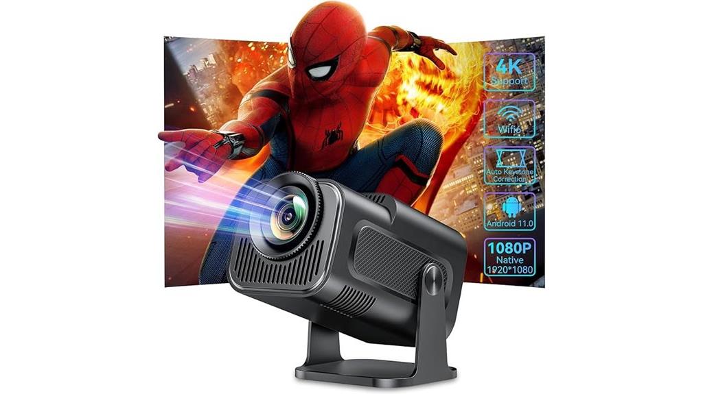 portable android mini projector