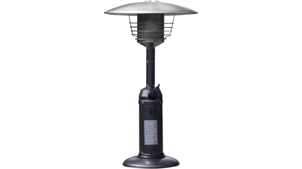 portable tabletop patio heater