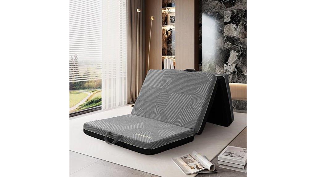 portable twin folding mattress