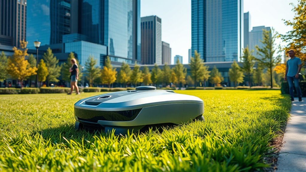 quiet efficient urban landscaping