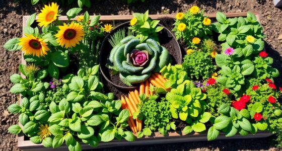 raised bed companion planting