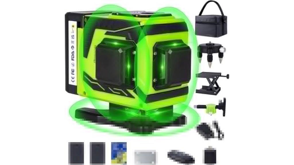 rechargeable 360 cross laser
