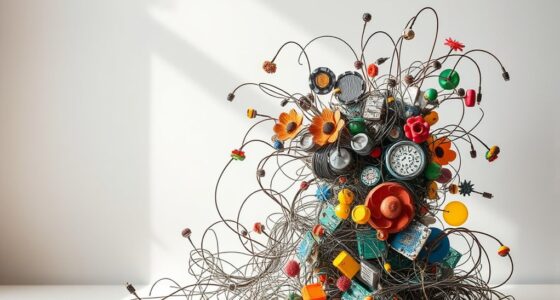 recycling electronics into art