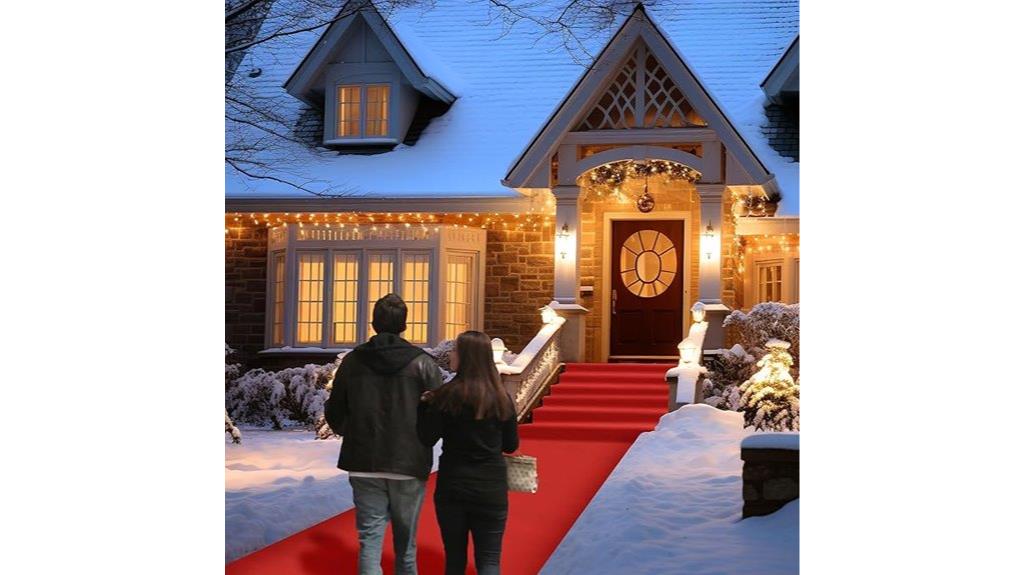 red carpet wedding decor