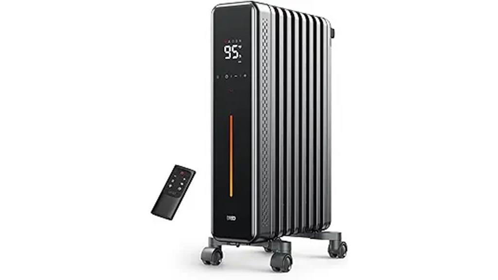 remote controlled radiator heater