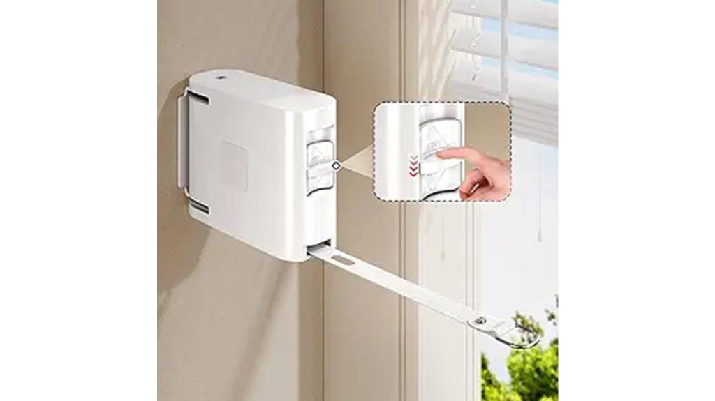 retractable indoor outdoor clothesline