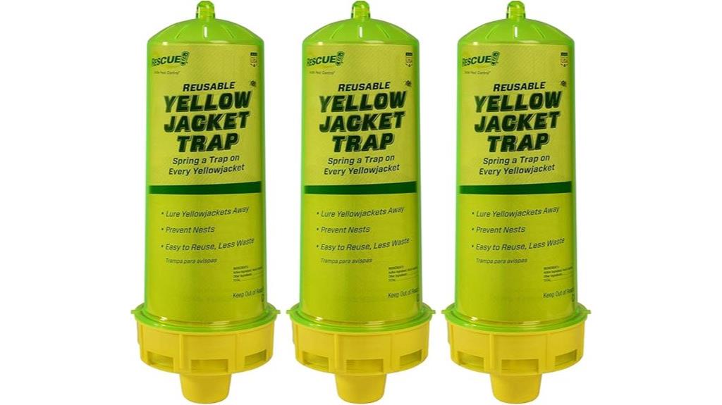 reusable yellowjacket trap set